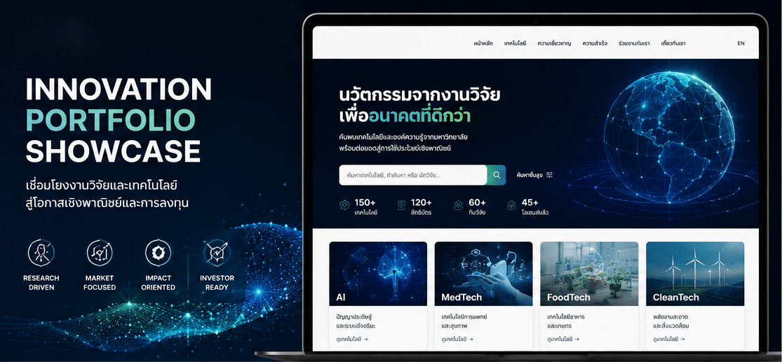 innovation portfolio showcase